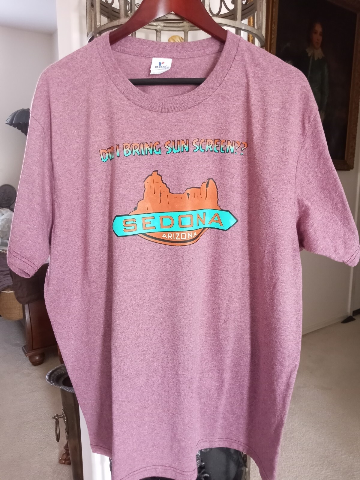'SEDONA, AZ, DID I BRING SUNSCREEN??' TEE SHIRT, 2XL, 50 COTTON / 50 POLYESTER gallery