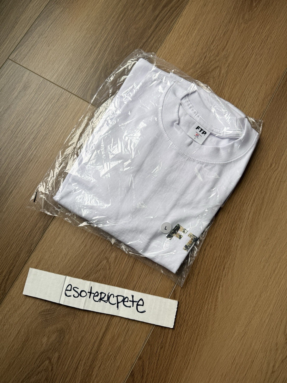 NEW LARGE FTP TREE CAMO LOGO TEE WHITE SPRING 2025 gallery