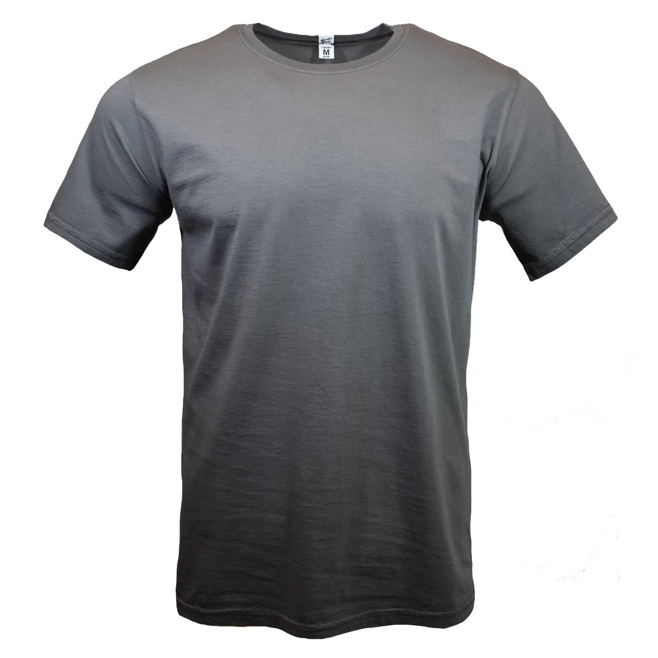 Landes Daily Men’s T-Shirt Cool Plain Crew Neck Tee Soft 100%Cotton ASLPHALT NEW