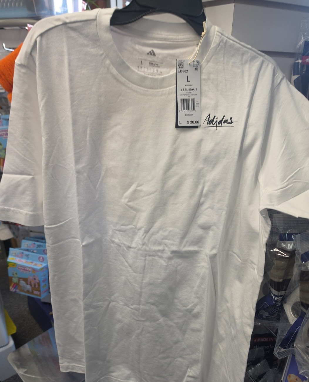 Adidas Men's Multi sport White T-Shirt/ Size Large gallery