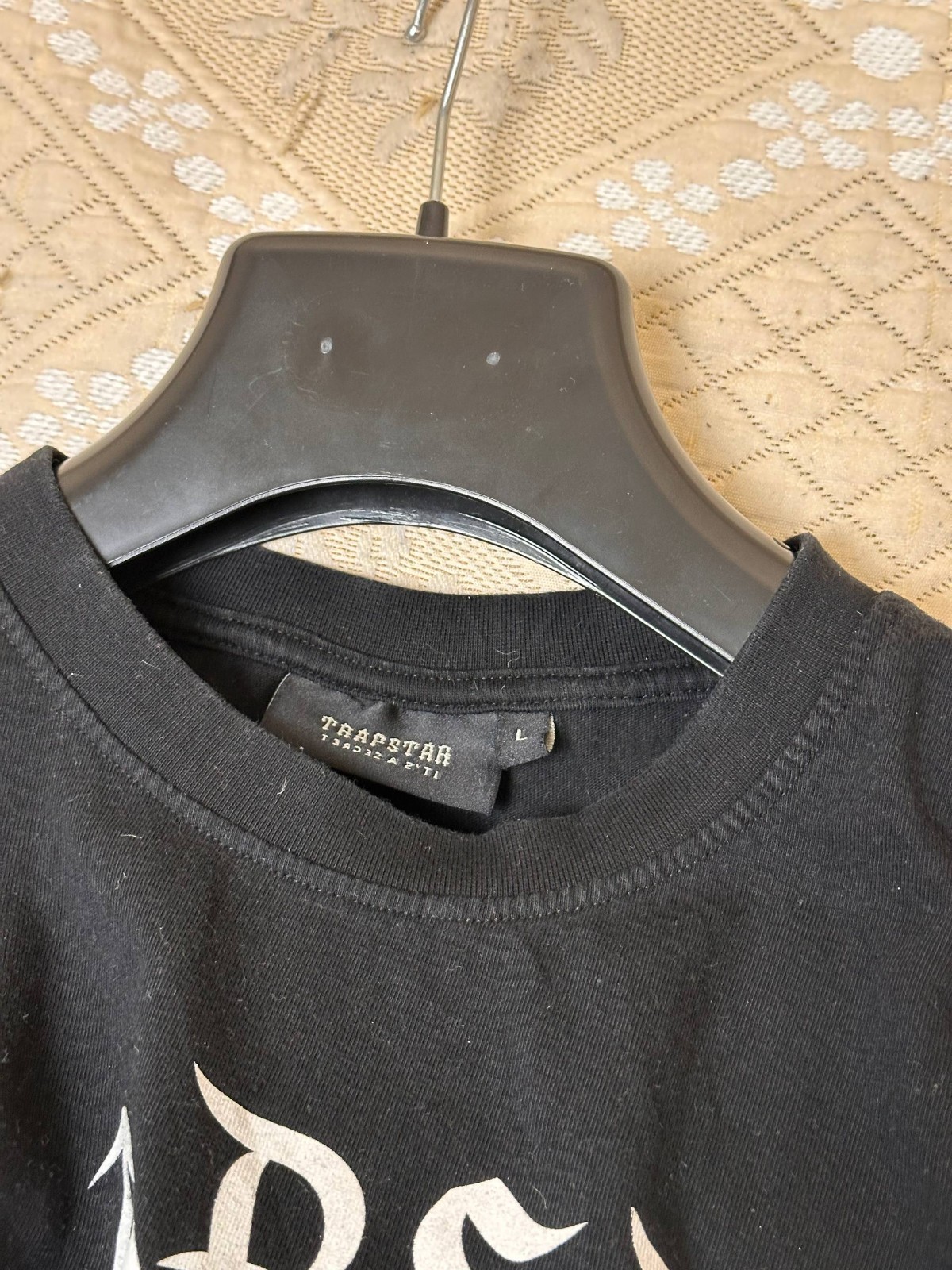 Trapstar London Big Logo Tiger Y2K T Shirt Mens Size L Black gallery