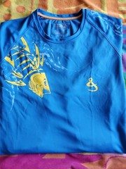 Hook & Tackle American Fishing Blue Long Sleeve Tech Shirt SZ XL