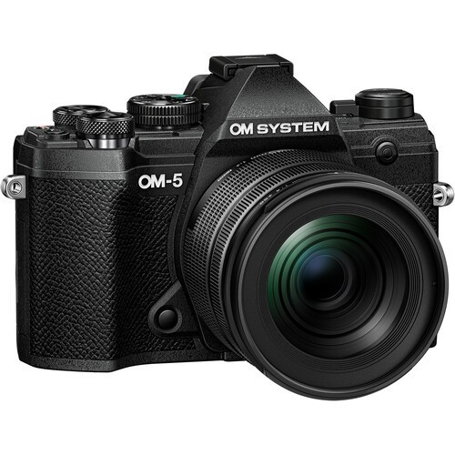 Reconditioned OM SYSTEM OM-5 Mirrorless Camera with 12-45mm f/4 PRO Lens -Black