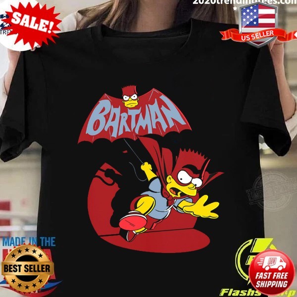 Bartman Simpson T-Shirt Funny Bart Simpson Graphic T-Shirt | S-5XL gallery