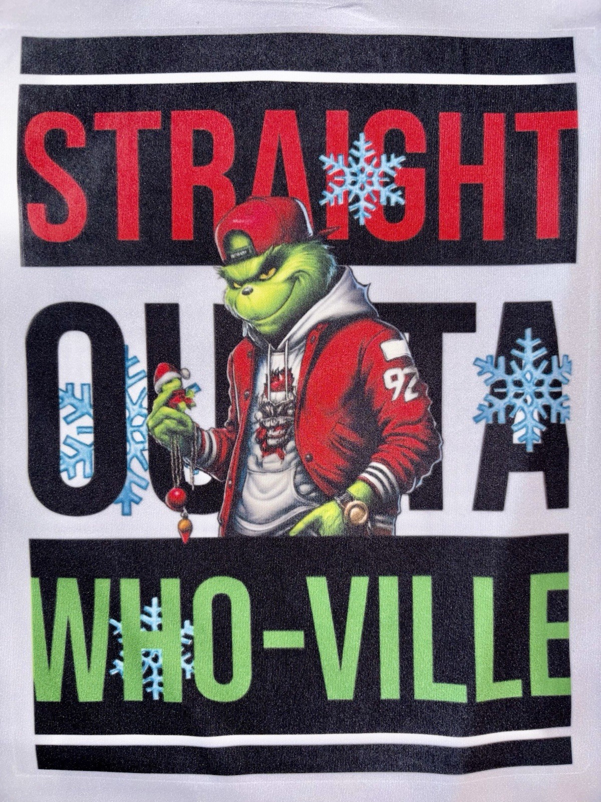 A4 youth Med Grinch Dr. Seuss Whoville Graphic T-Shirt White Short Sleeve gallery