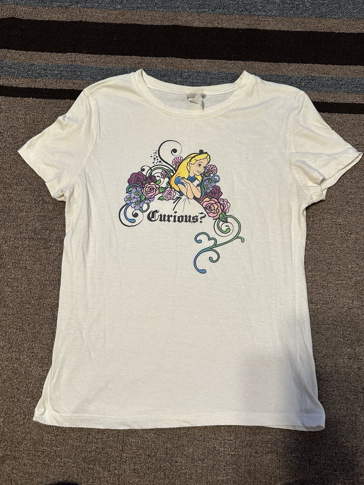 Vintage Alice In Wonderland Disney Shirt Curious? Y2K Youth XL gallery