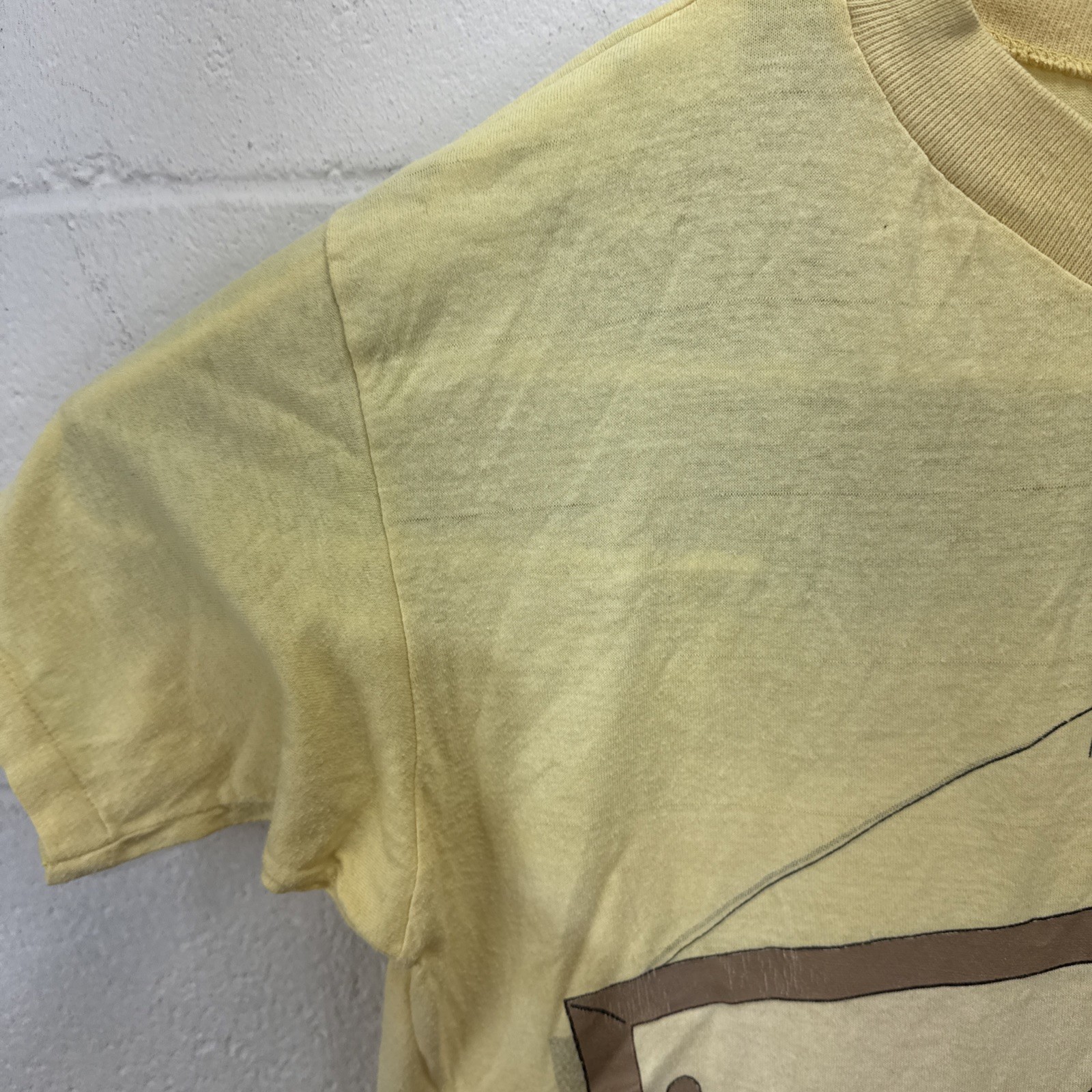 Vintage 90s The Simpsons Family Portrait T-Shirt Size Large Yellow 1990 RARE gallery