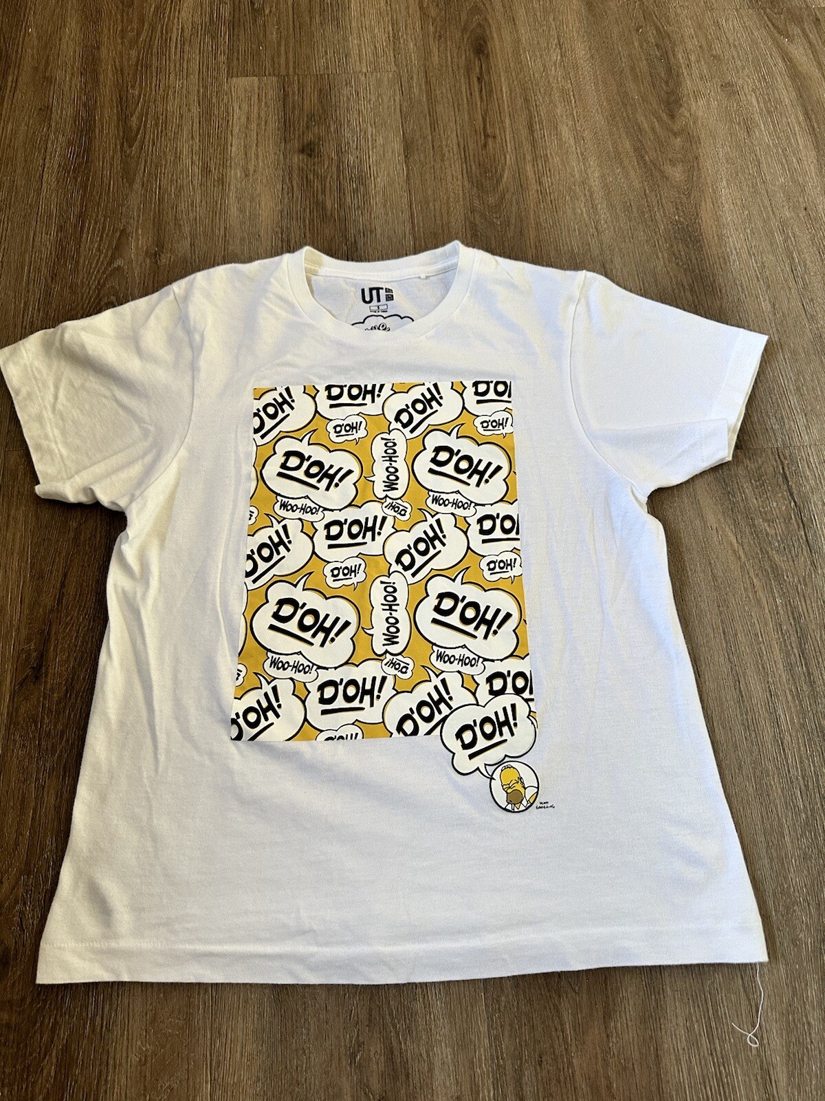 Uniqlo The Simpsons Short Sleeve Tee (Measurements Included) Small