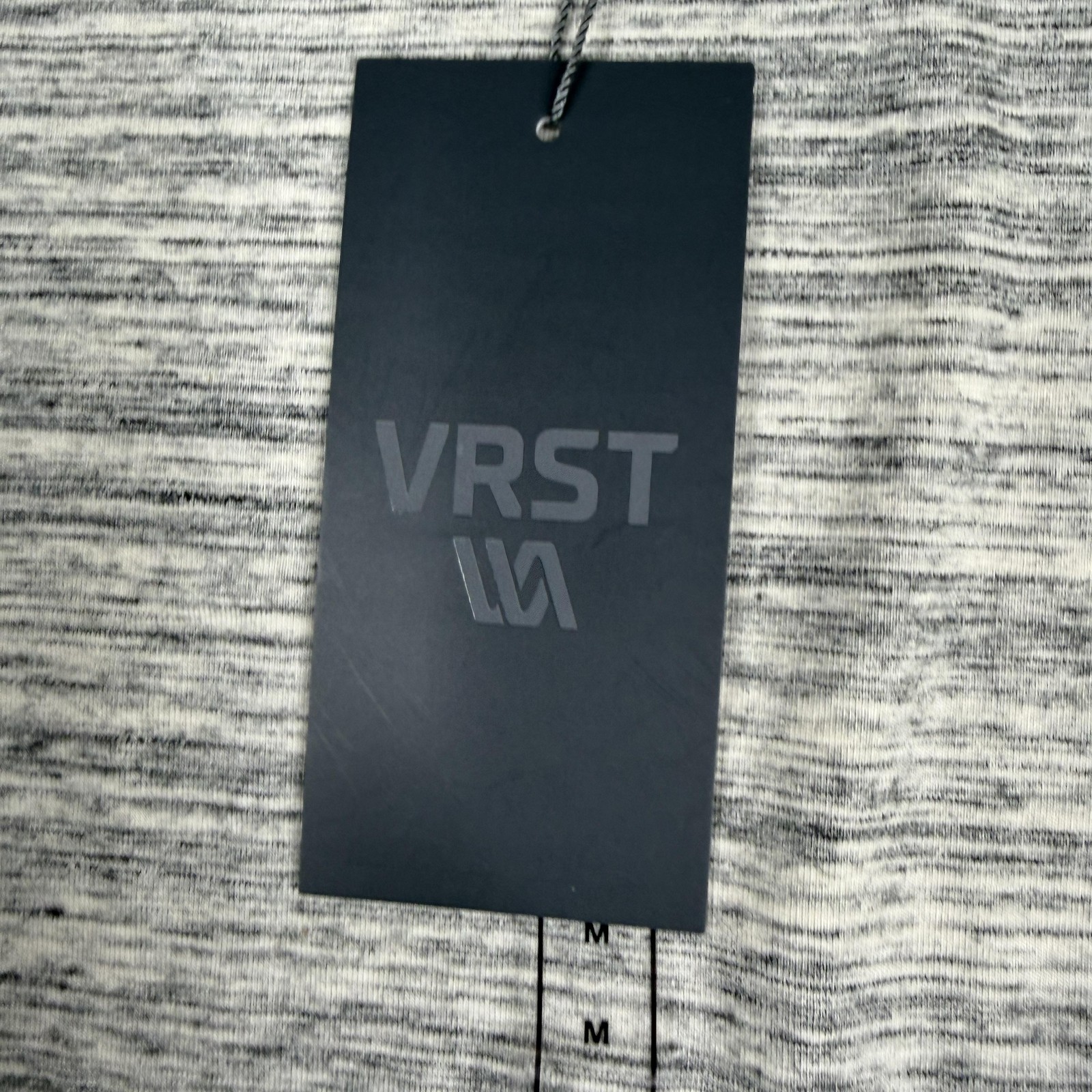 VRST Essential Pocket Tee Shirt Mens Medium Silver Shadow Marble Heather Soft gallery
