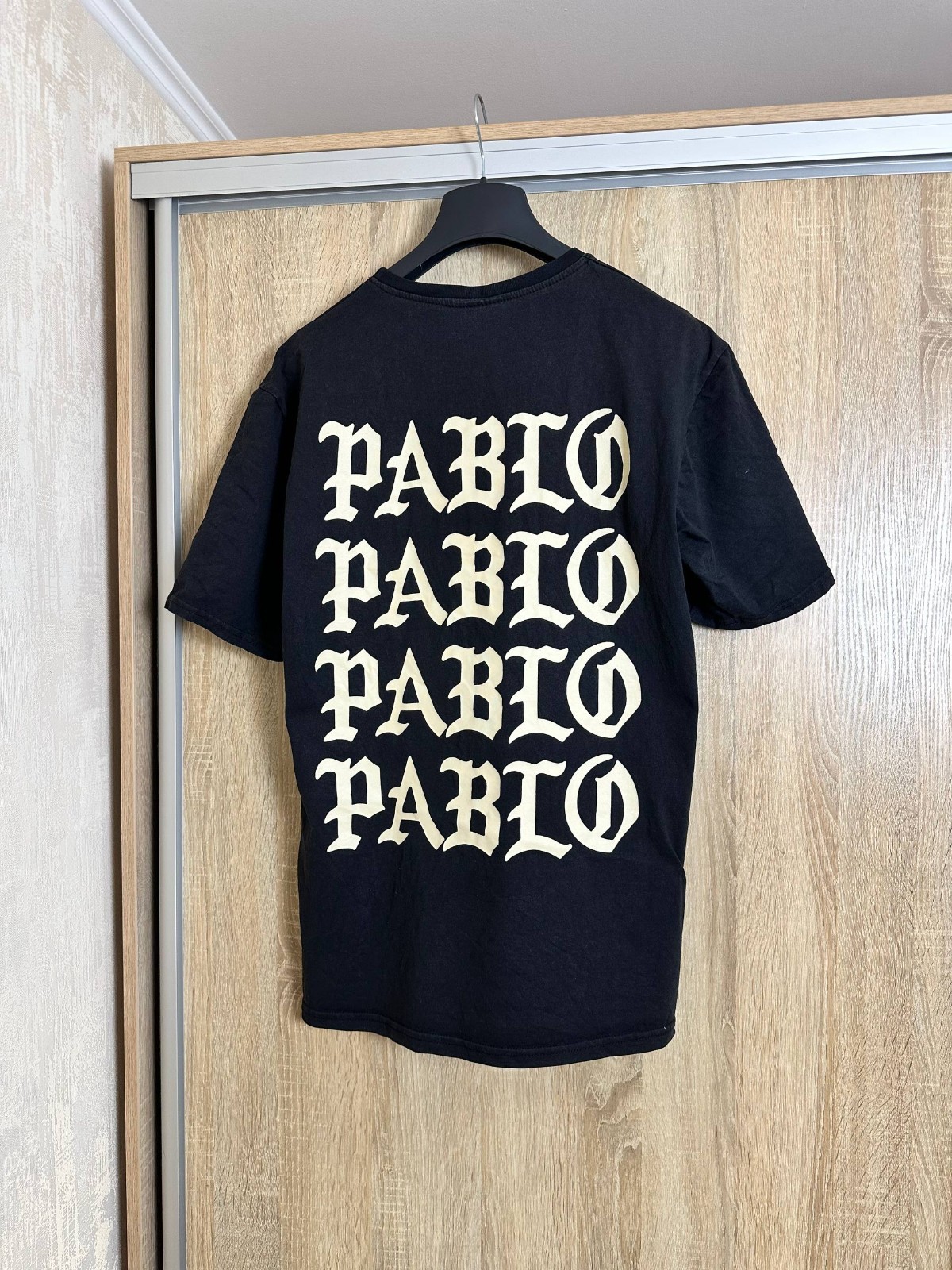 I Feel Like Pablo Big Logo Vintage Rap Y2K T Shirt Mens Size XL Black