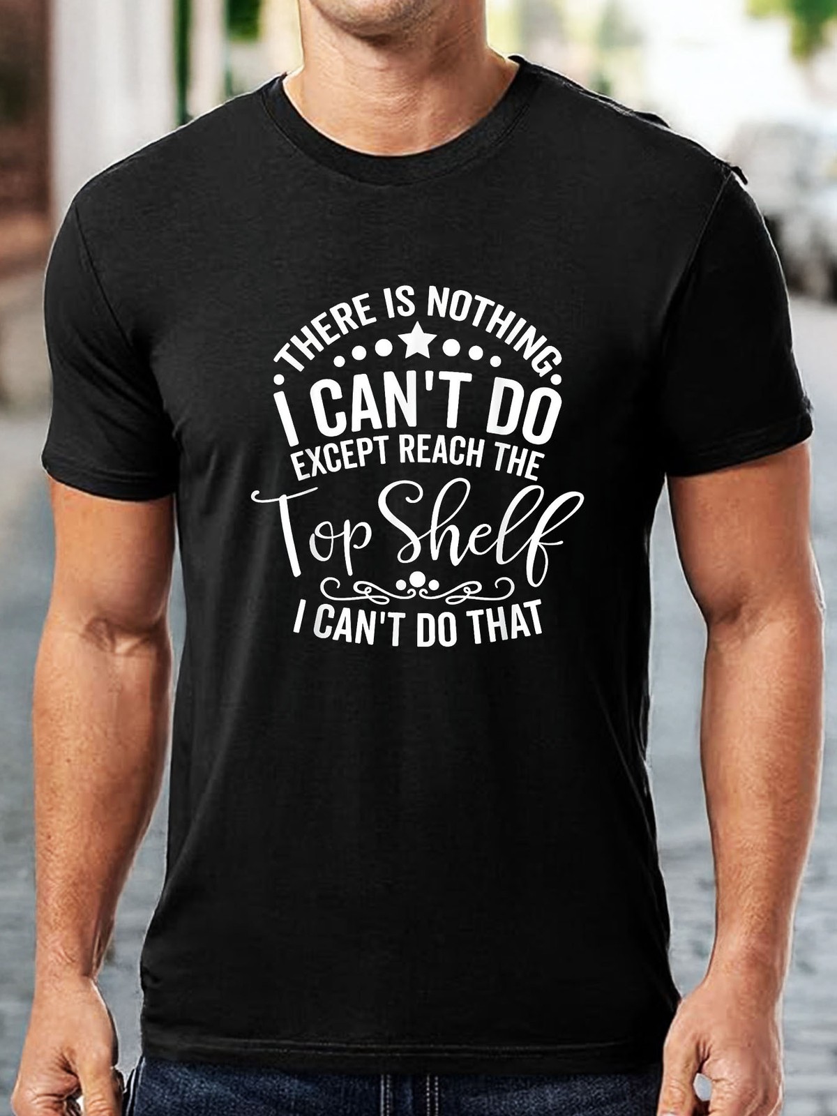 Ultra-Soft 100% Cotton Men’s T-Shirt – “There Is Nothing I Can’t Do Except