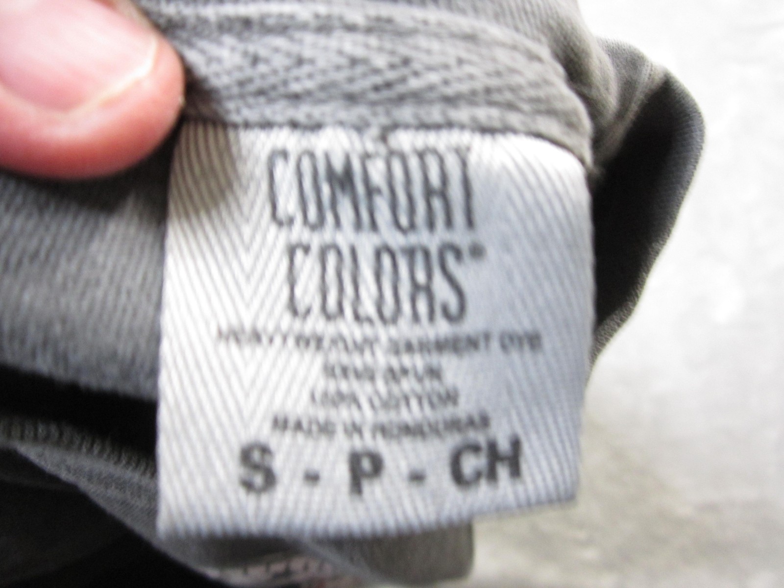 Comfort Colors Shirt Mens Small Gray Watch Your Back Skull Graphic Tee Horror gallery