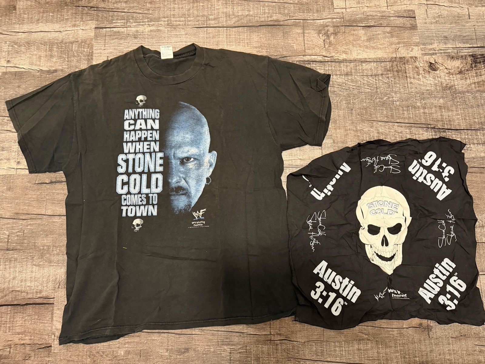 WWF WWE Stone Cold Hell Raiser Vintage 90s Shirt Attitude Era Wrestling