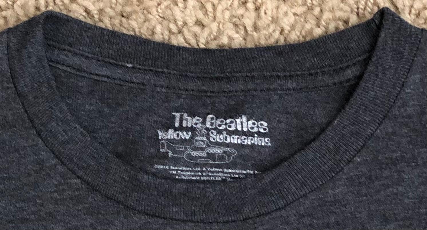 The Beatles Yellow Submarine Official Merchandise Men's Dark Gray T-Shirt S gallery