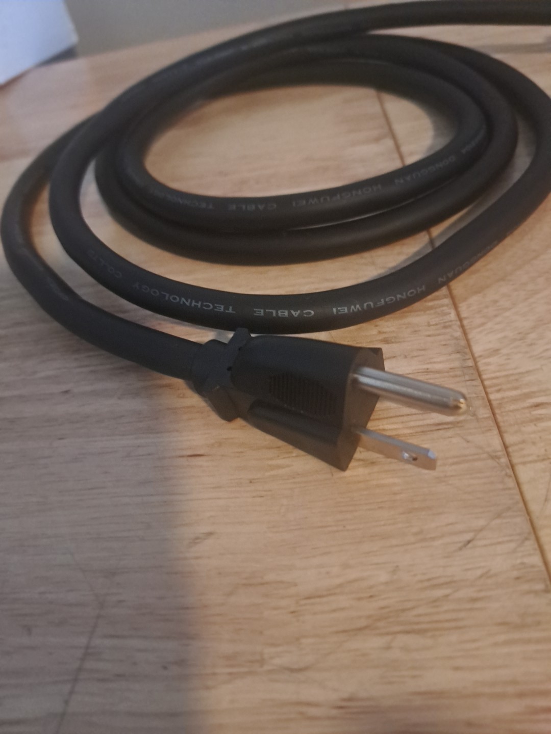 Power Cable With Powercon, 3 Con, 14 AWG, 6’ft, 250V, 20A, 3 Pin, PVC Jacket