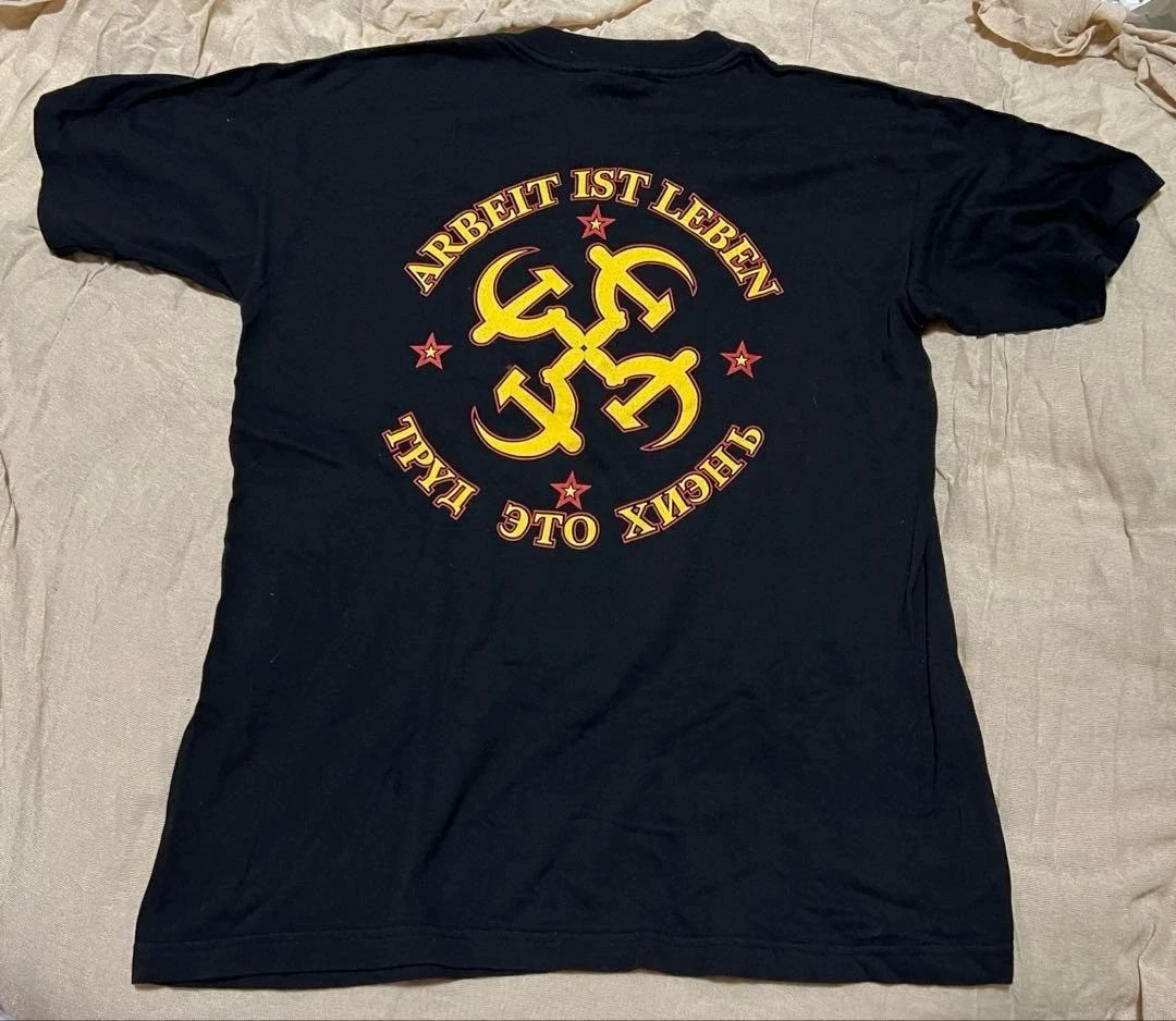 Black Orange Carnivore Band Print T-Shirt gallery