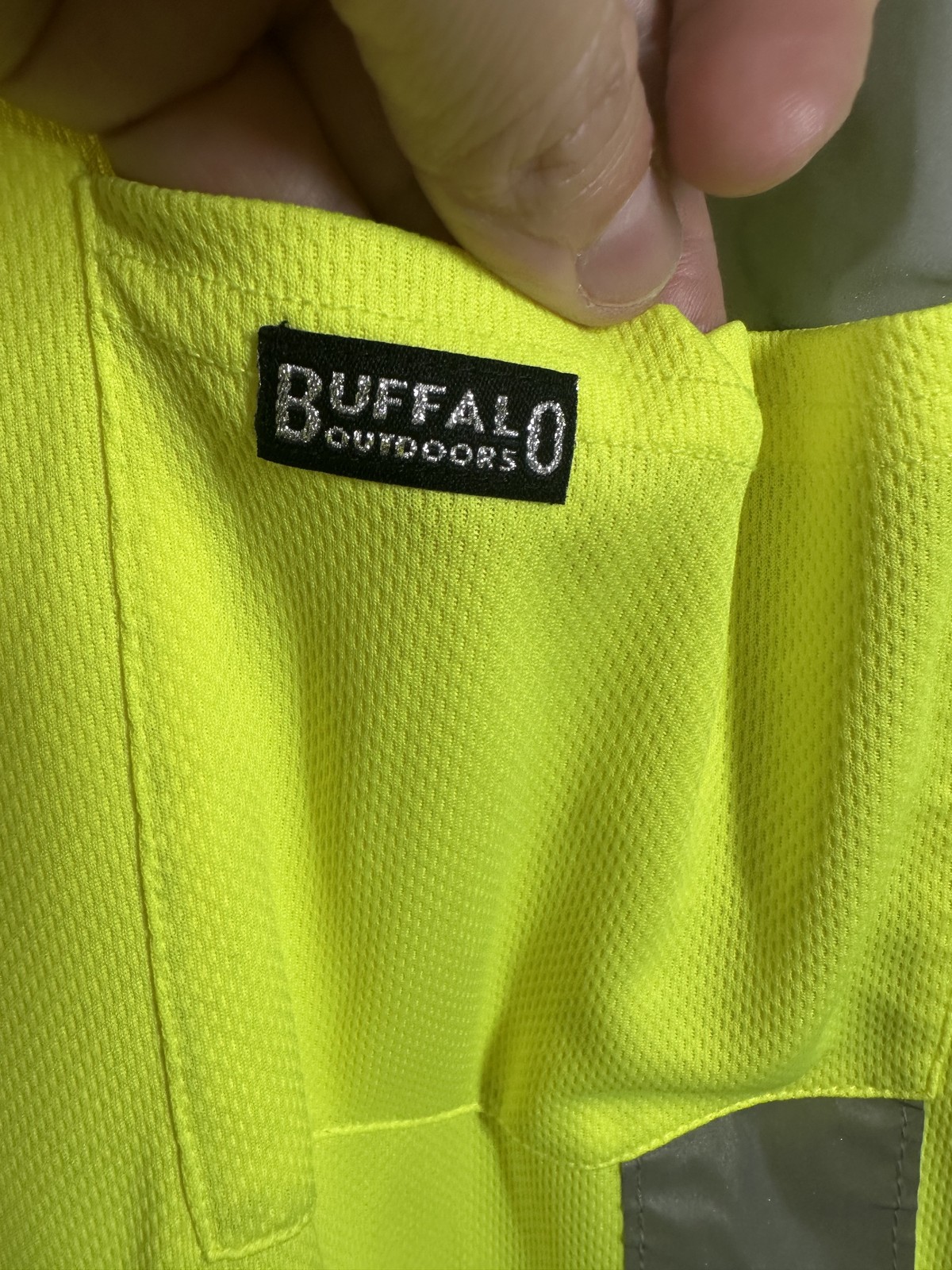 Buffalo Outdoors Safety Shirt Mens 2XL Yellow ANSI Class 2 Reflective Workwear gallery
