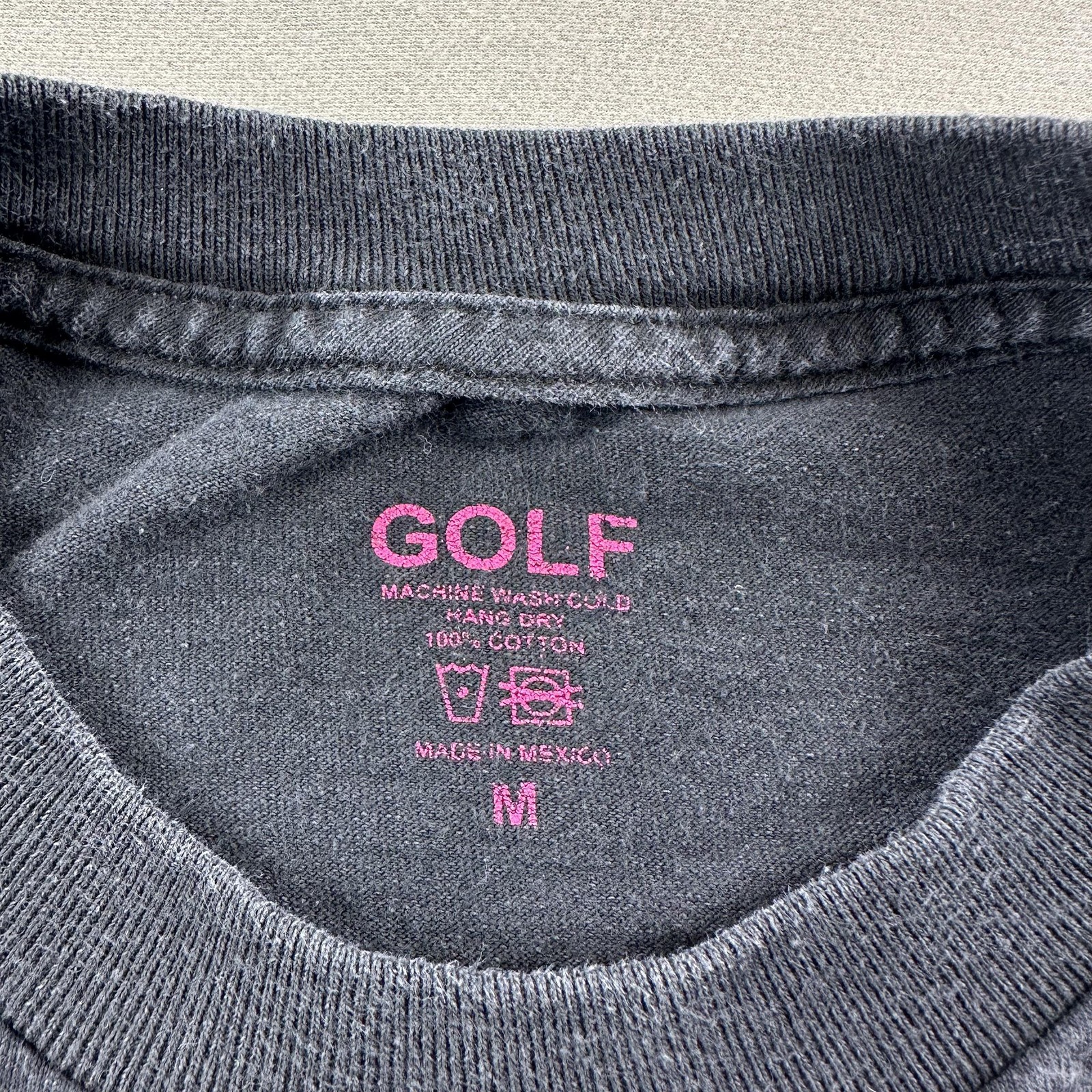 Golf Wang T-Shirt Mens Medium Black 3D Bubble Logo Tyler The Creator Odd Future gallery