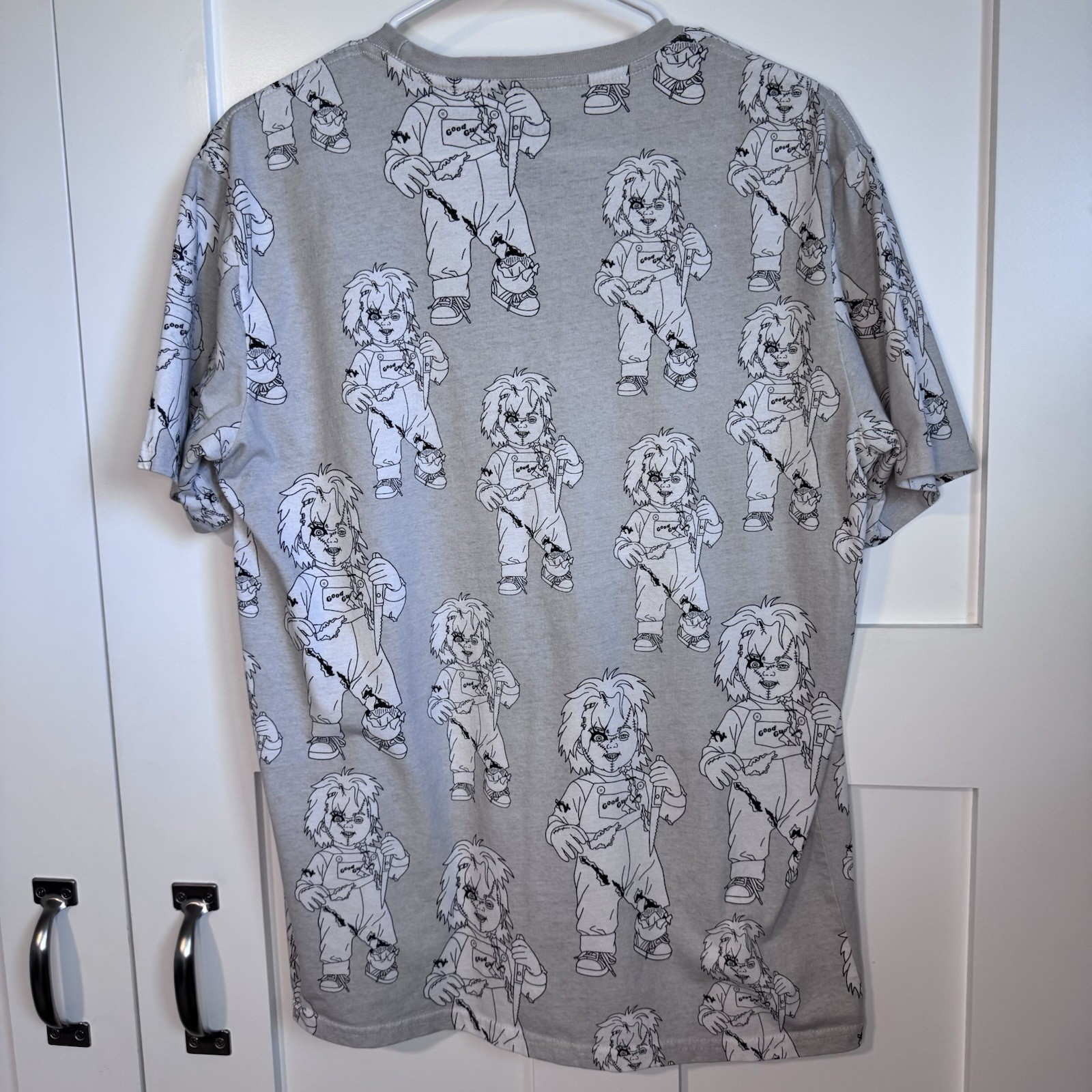 Men's Chucky All-Over Print Graphic T-Shirt Size Medium Cotton Blend gallery