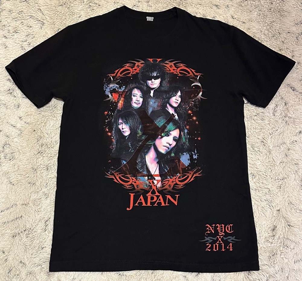X JAPAN 2014 MSG Concert Tee Small New York RARE Rock Band Shirt Madison Square