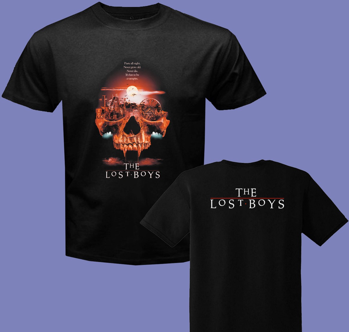 The Lost Boys Vampire Movie Men’s Black Size S-3XL