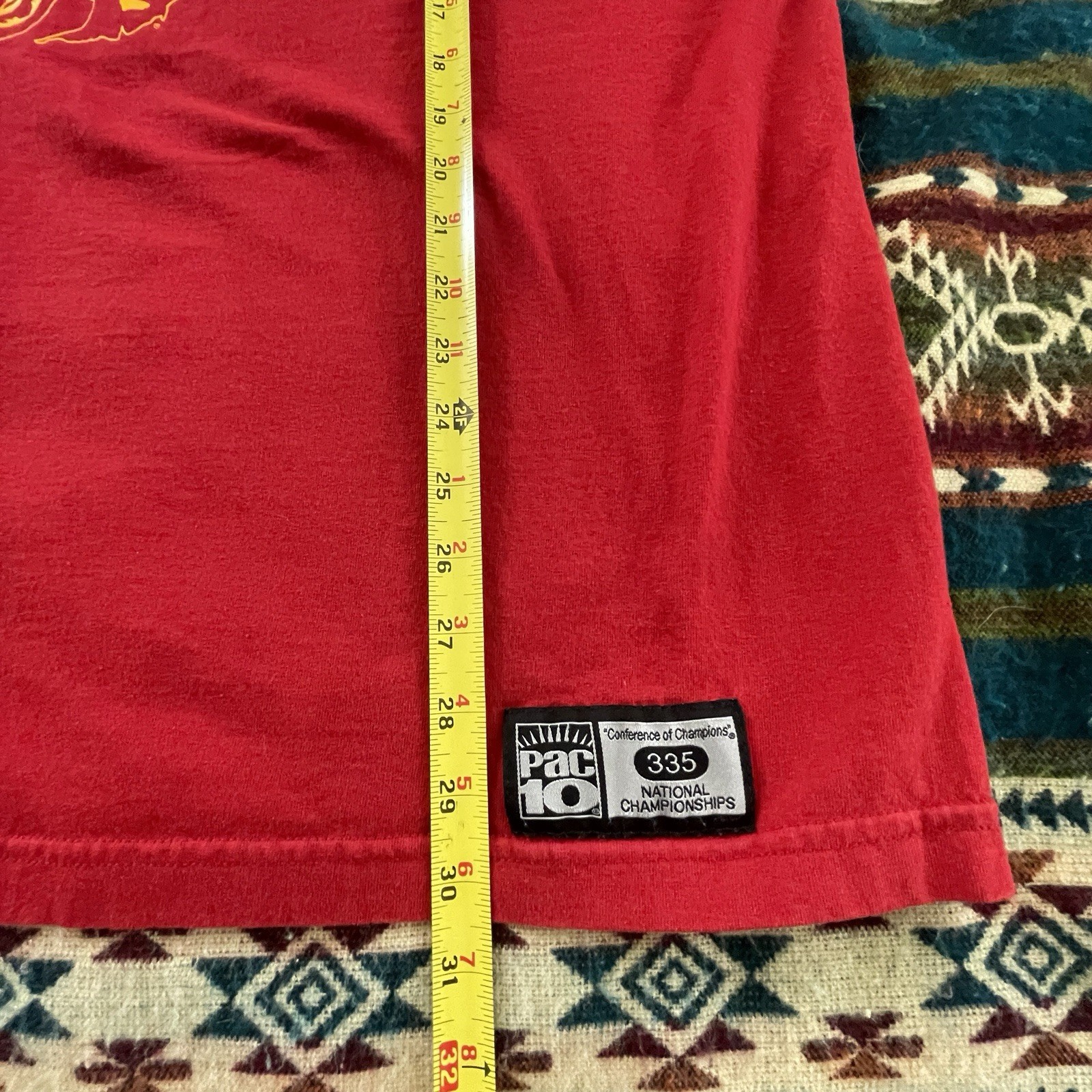 Vintage USC Trojan Men's T-Shirt Size XXL Pac 10 Conference 335 TCX Apparel gallery