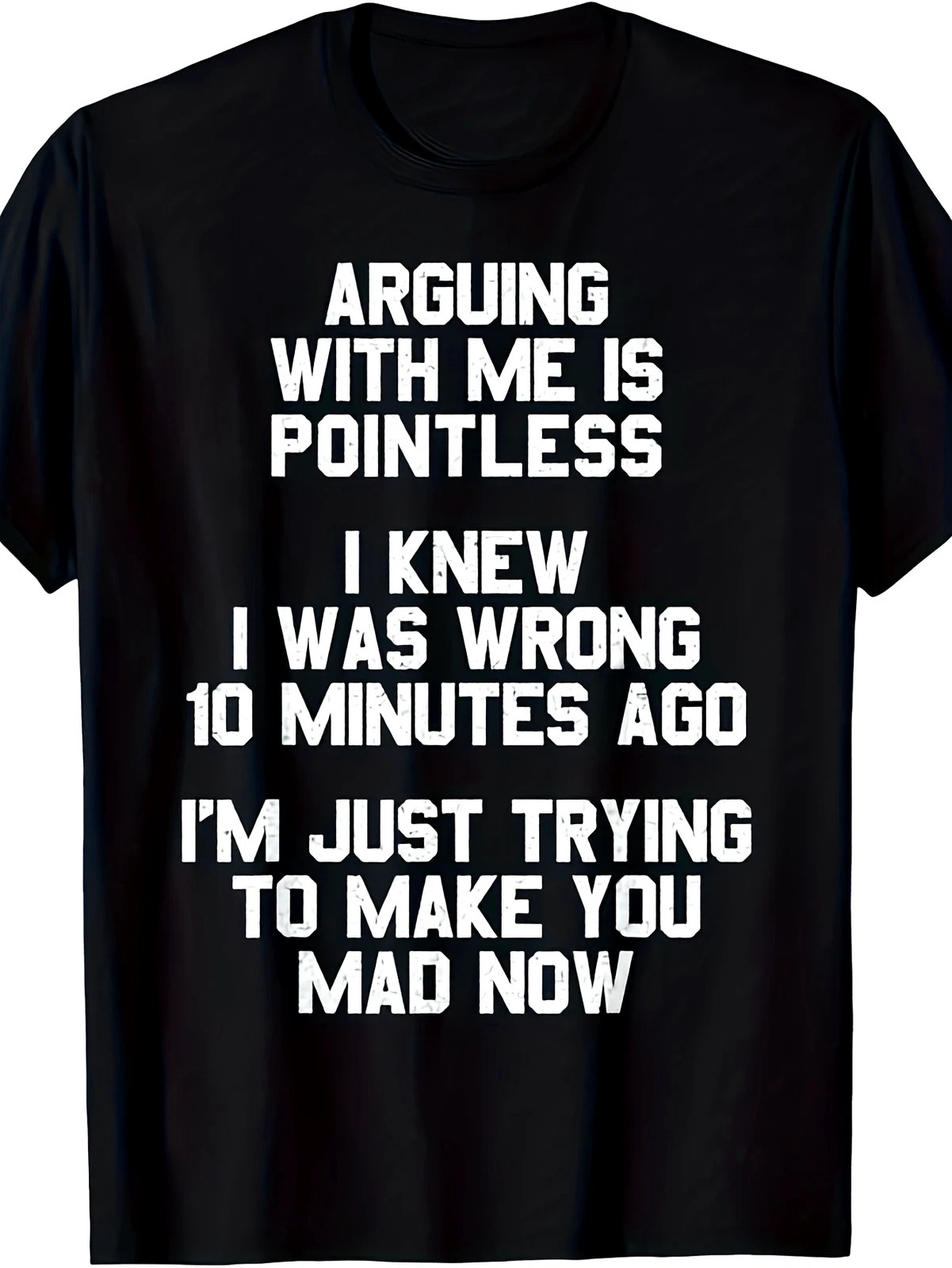 Arguing with Me Is Pointless Funny Saying T-Shirt gallery