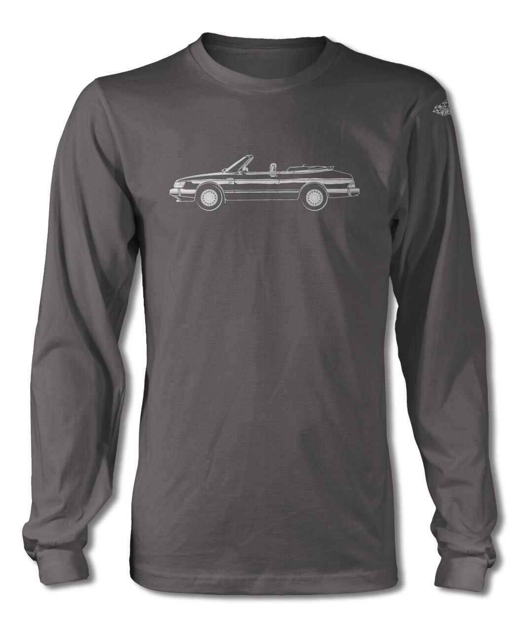 Saab 900 Turbo Convertible T-Shirt - Long Sleeves - Side View gallery