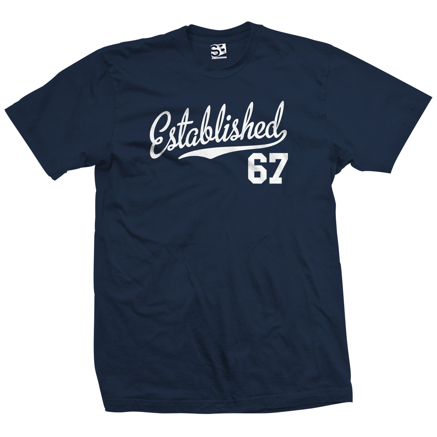 Established 67 Script Tail Shirt | 1967 50 50th Birthday Anniversary All Colors gallery
