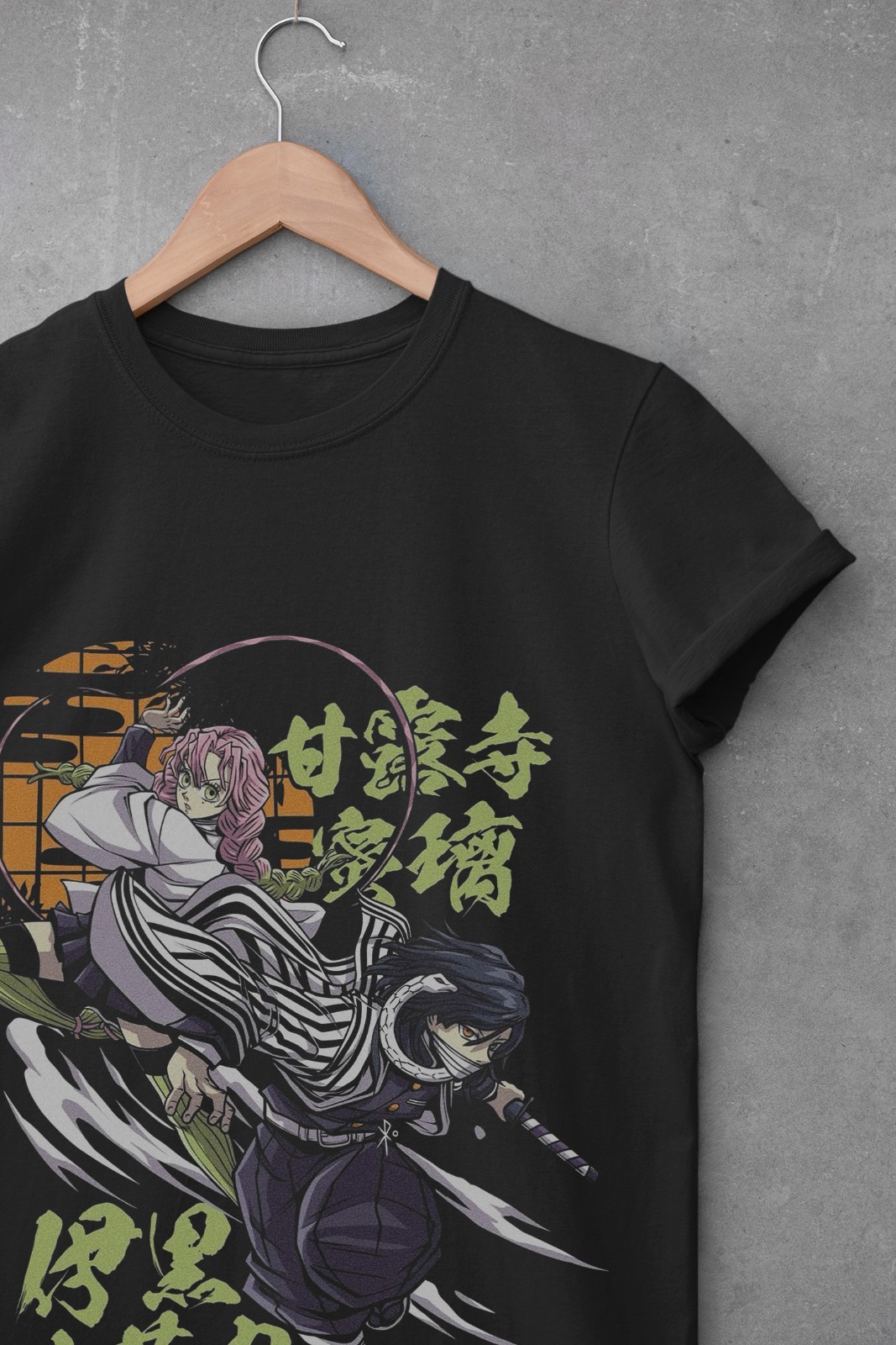 Demon Slayer Shirt Obanai Mitsuri T-Shirt Tanjiro KNY Anime Zenitsu Muzan Tee gallery