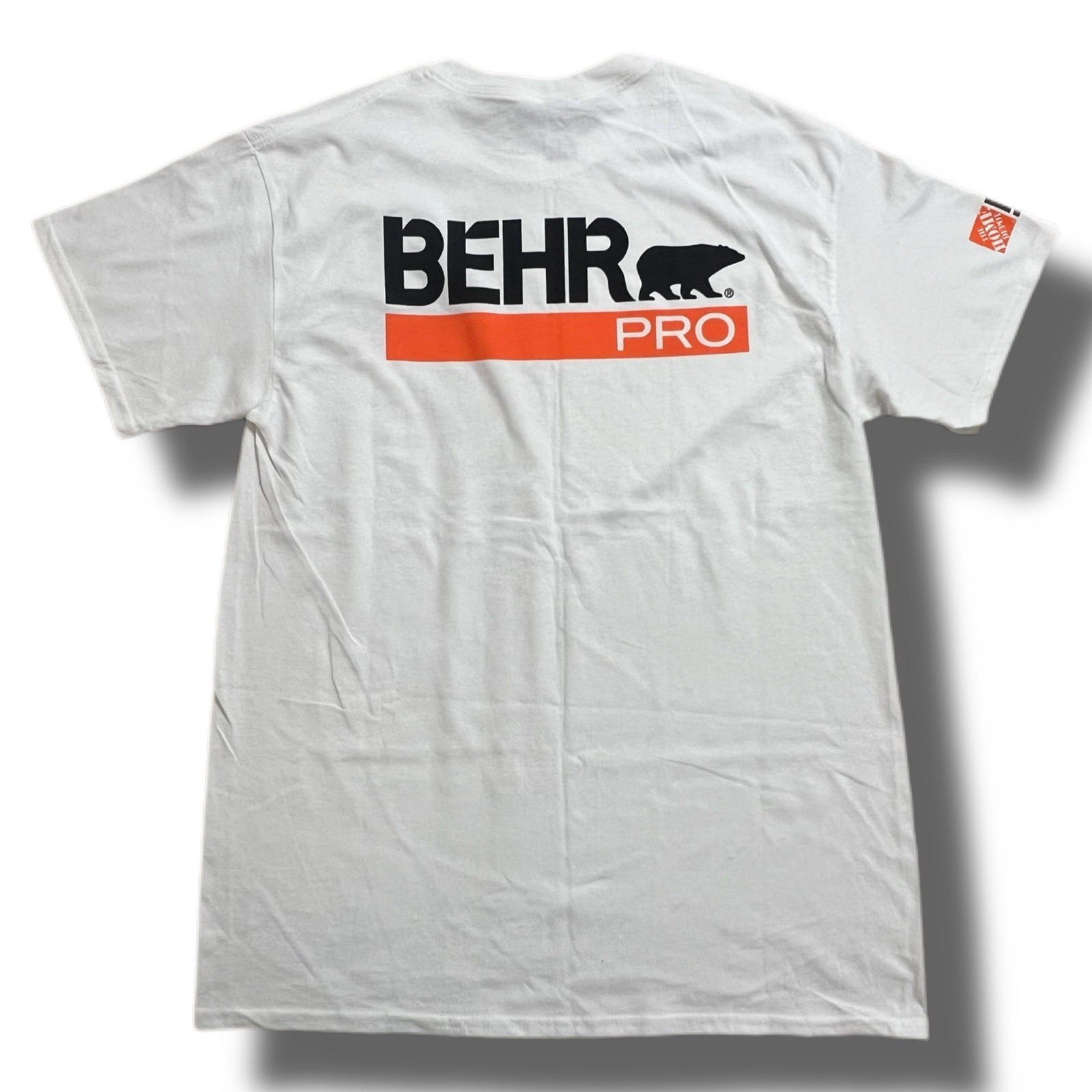 NWOT BEHR Pro x Home Depot Pro White T Shirt GILDAN Men's LARGE gallery