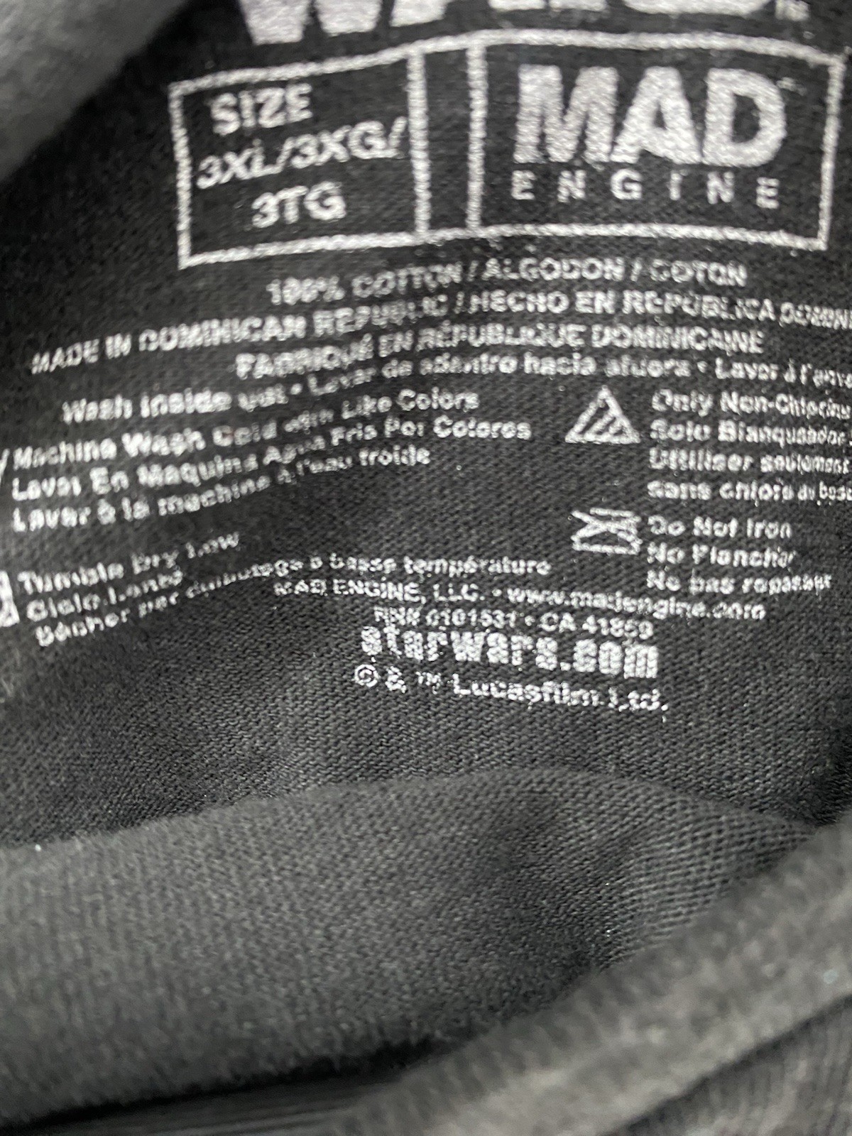 Star Wars Mad Engine Men’s Size 3XL Starry Night Darth Vader Tee Shirt See Pics gallery
