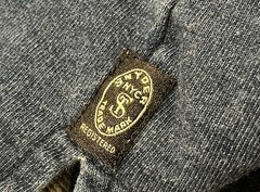 Todd Snyder Blue HEAVY Ring Spun Indigo Cotton Sweatshirt T-Shirt XL EUC $248