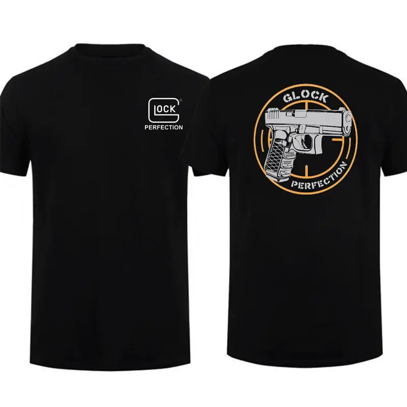 Handgun Target Graphic T-Shirt Tactical Shooting Range Gun Style Tee gallery