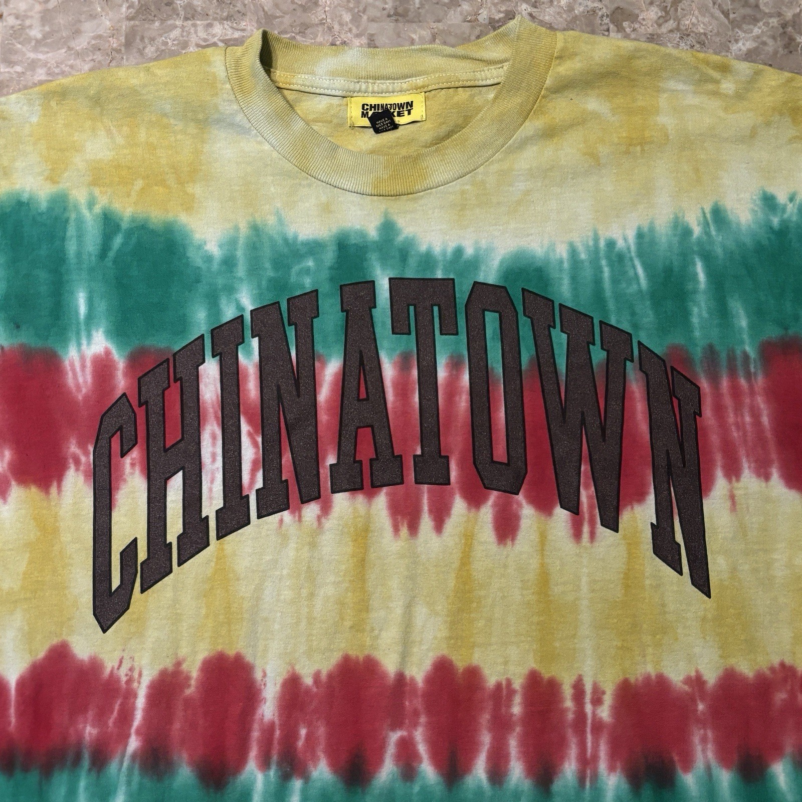 Chinatown Market Shirt Mens Large Tie Dye Short Sleeve Tee Lithuania