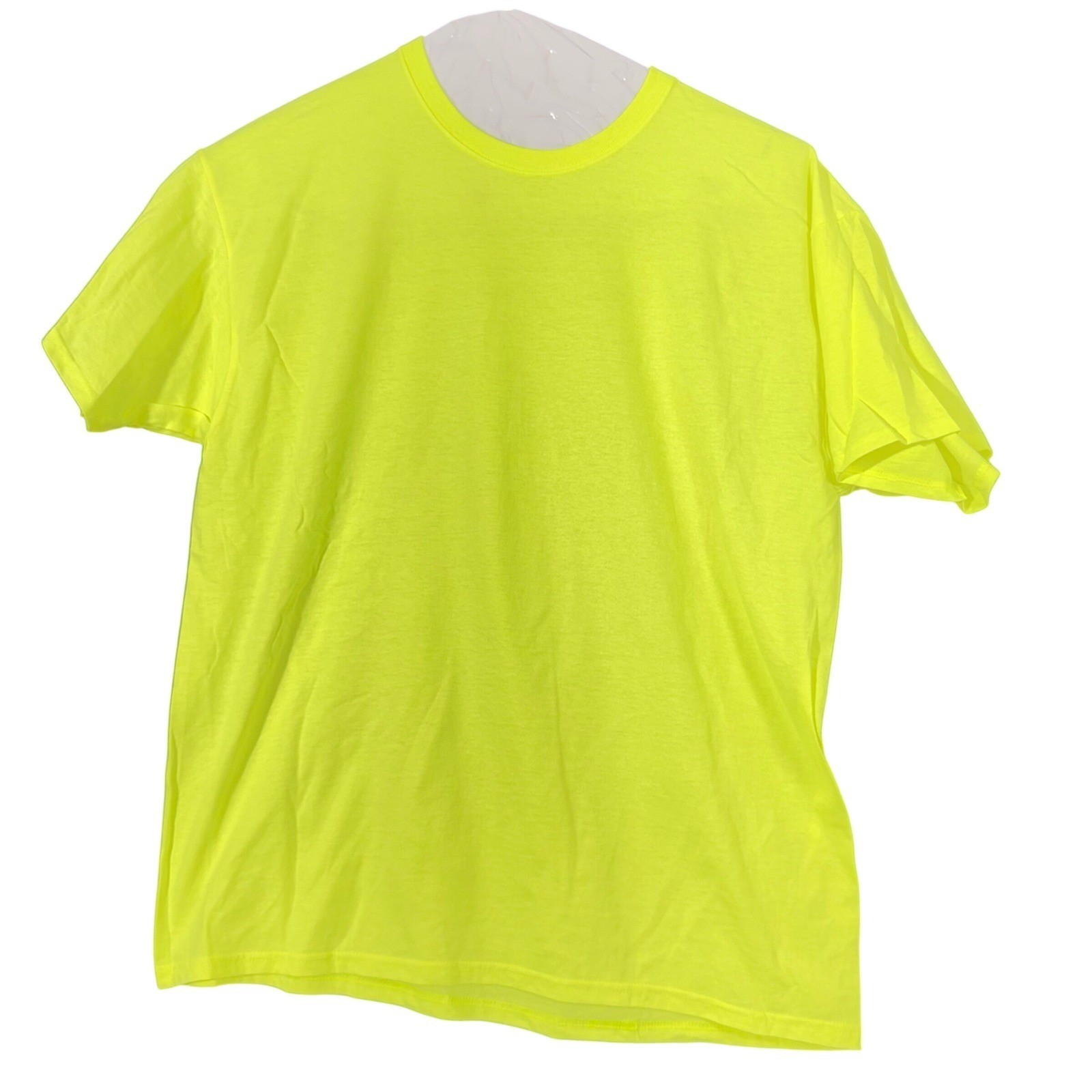 Hi Viz Yellow 4 pack Medium Safety Cotton Blend Summer Workwear Construction gallery