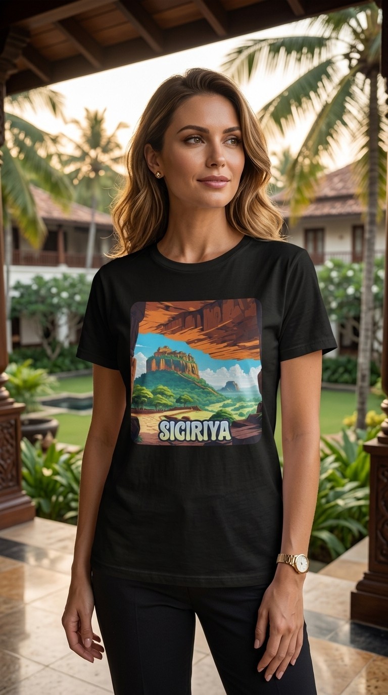 Sigiriya Sri Lanka - Unisex Short Sleeve T-Shirt gallery