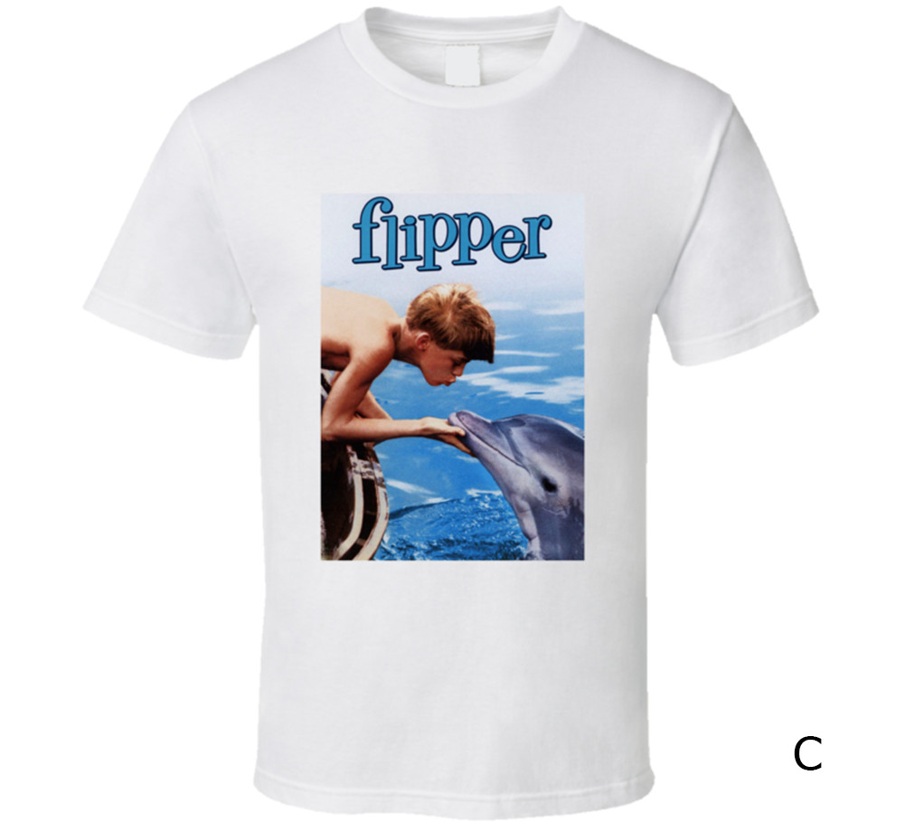 Dolphin Flipper Classic Retro Tv Show T Shirt Tee Shirts Gift New gallery
