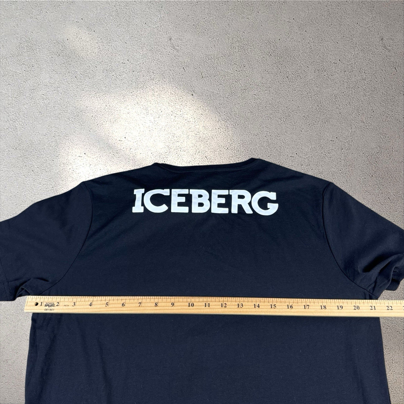 NWT Iceberg Jeans Men's XL Black Graphic Logo Shirt Italy Designer gallery