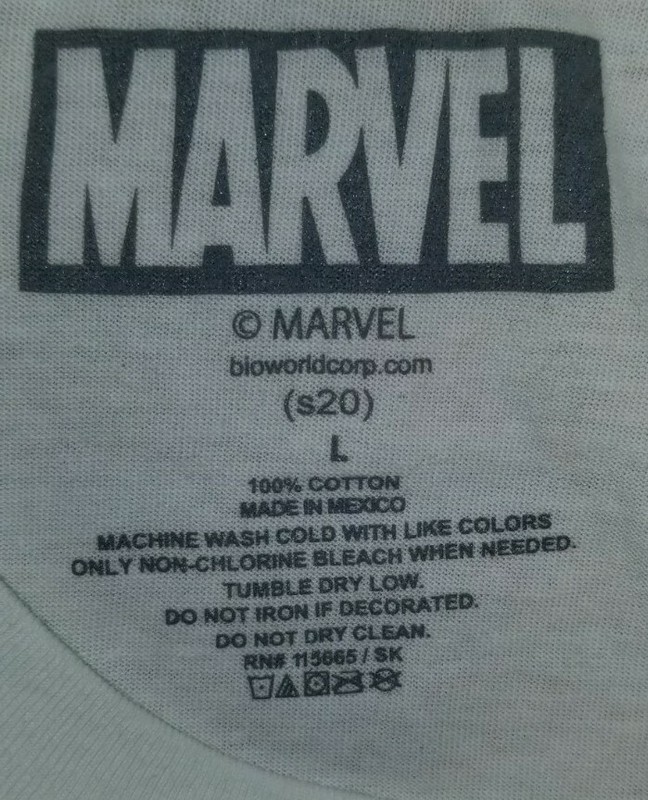 NWOT Marvel Comics Classic Character Collage White t-shirt Mens Size L AMAZING gallery