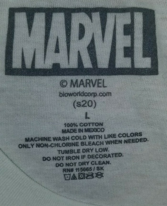 NWOT Marvel Comics Classic Character Collage White t-shirt Mens Size L AMAZING gallery