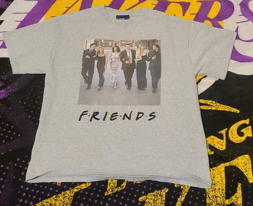 VTG Y2K Embroidered Official Friends TV Show NBC Experience Shirt Men’s Large