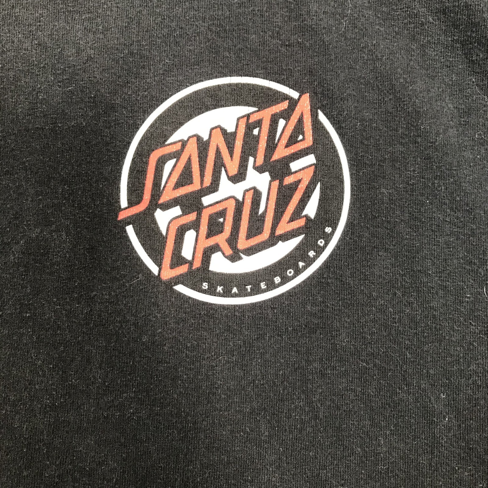 Santa Cruz Skateboards T Shirt Men's Large Black Green Monster Face Surf Tee * gallery