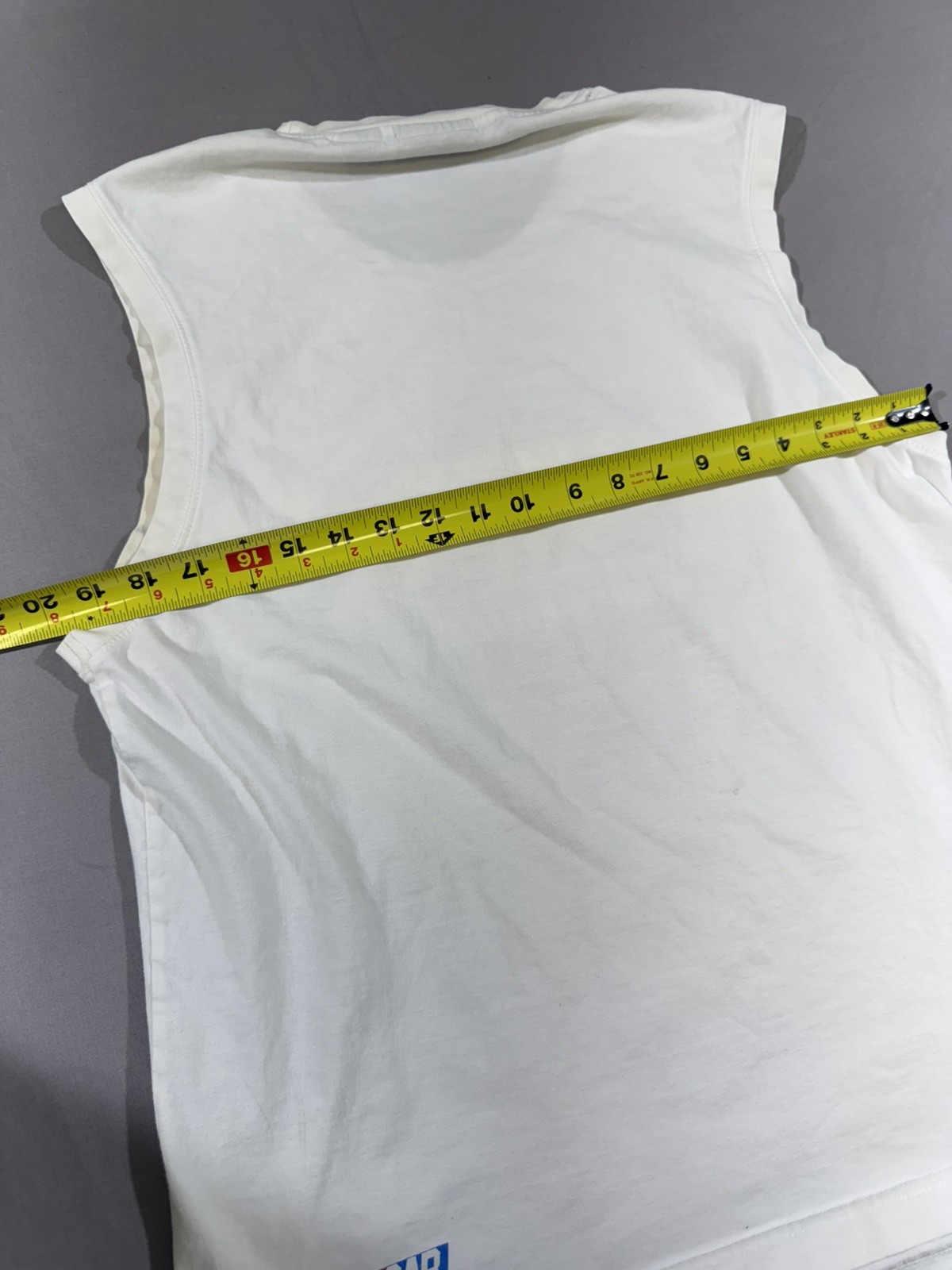 Vintage NASCAR White Muscle Tee Size Men’s XL gallery