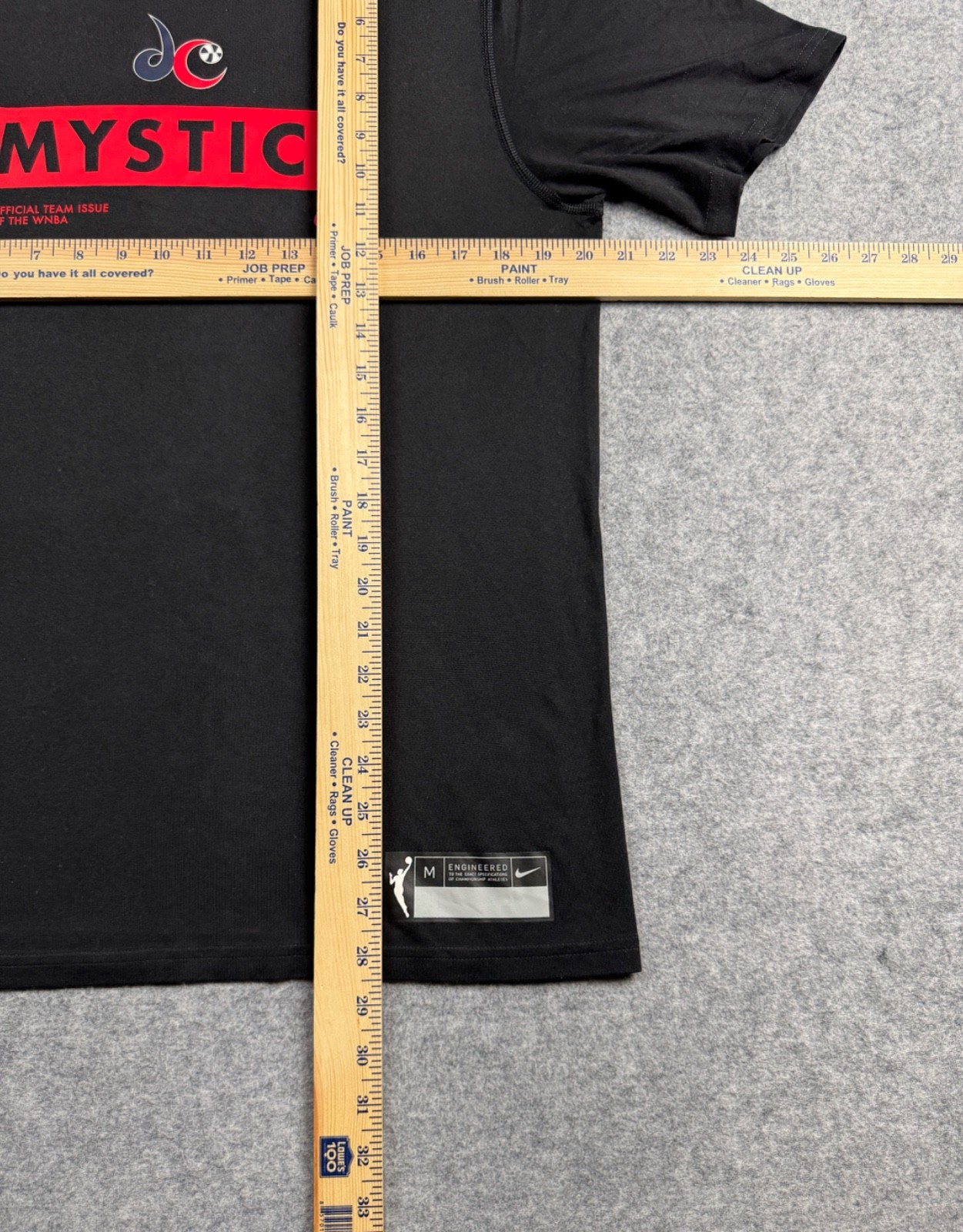 DC Mystics Black POLY WNBA Team Issue NIKE Swoosh Basketball Medium Shirt gallery