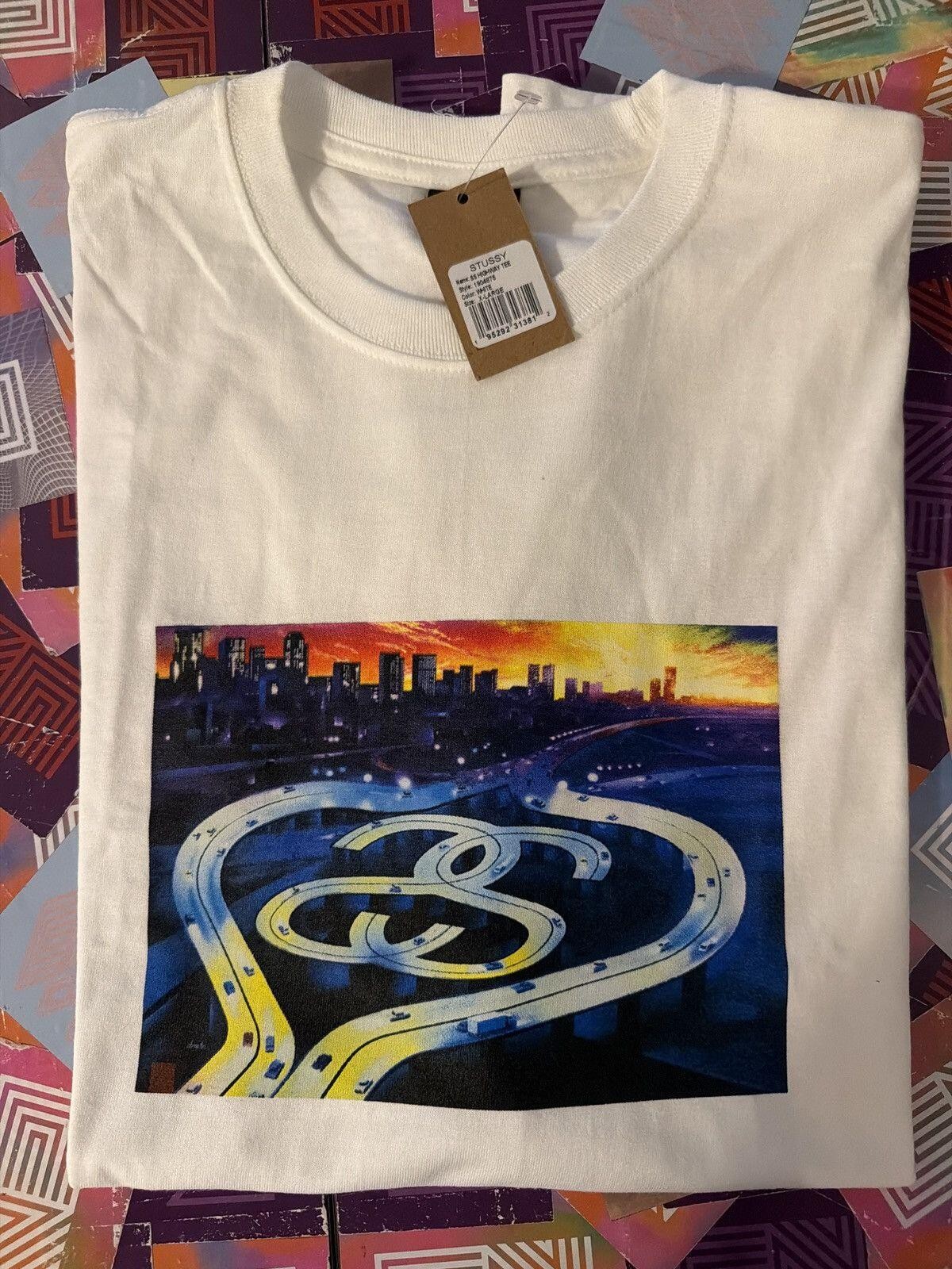 Stussy SS Highway Tee White • XL gallery