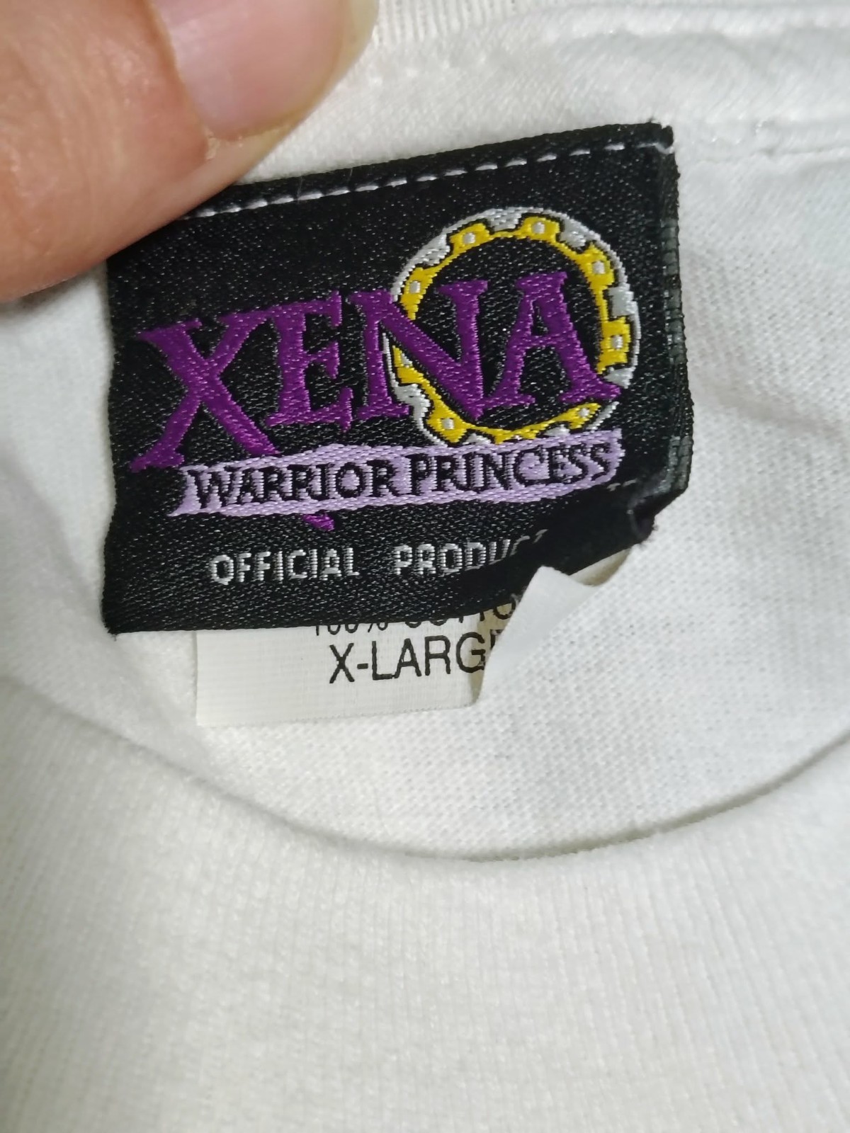 Vintage Xena Warrior Princess T Shirt Lot 4 1997 90s Promo TV Show Size XL gallery