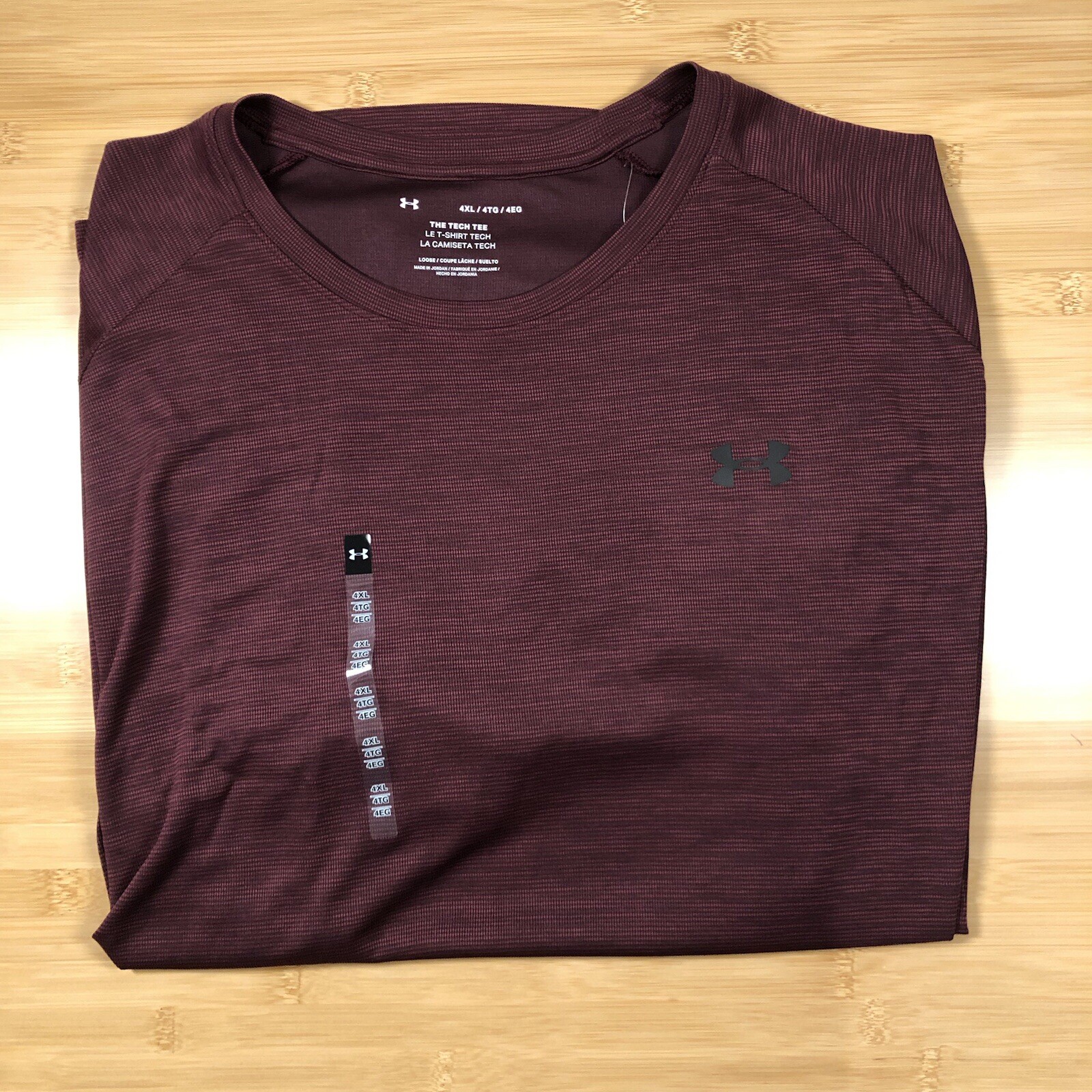 UNDER ARMOUR UA Tech Textured PERFORMANCE S/S T-SHIRT Size 4XL 1382796-601
