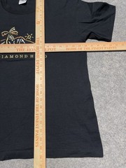 Vintage Single Stitch Diamond Head Hawaii Black Med HRLA USA Made Le ahi Shirt
