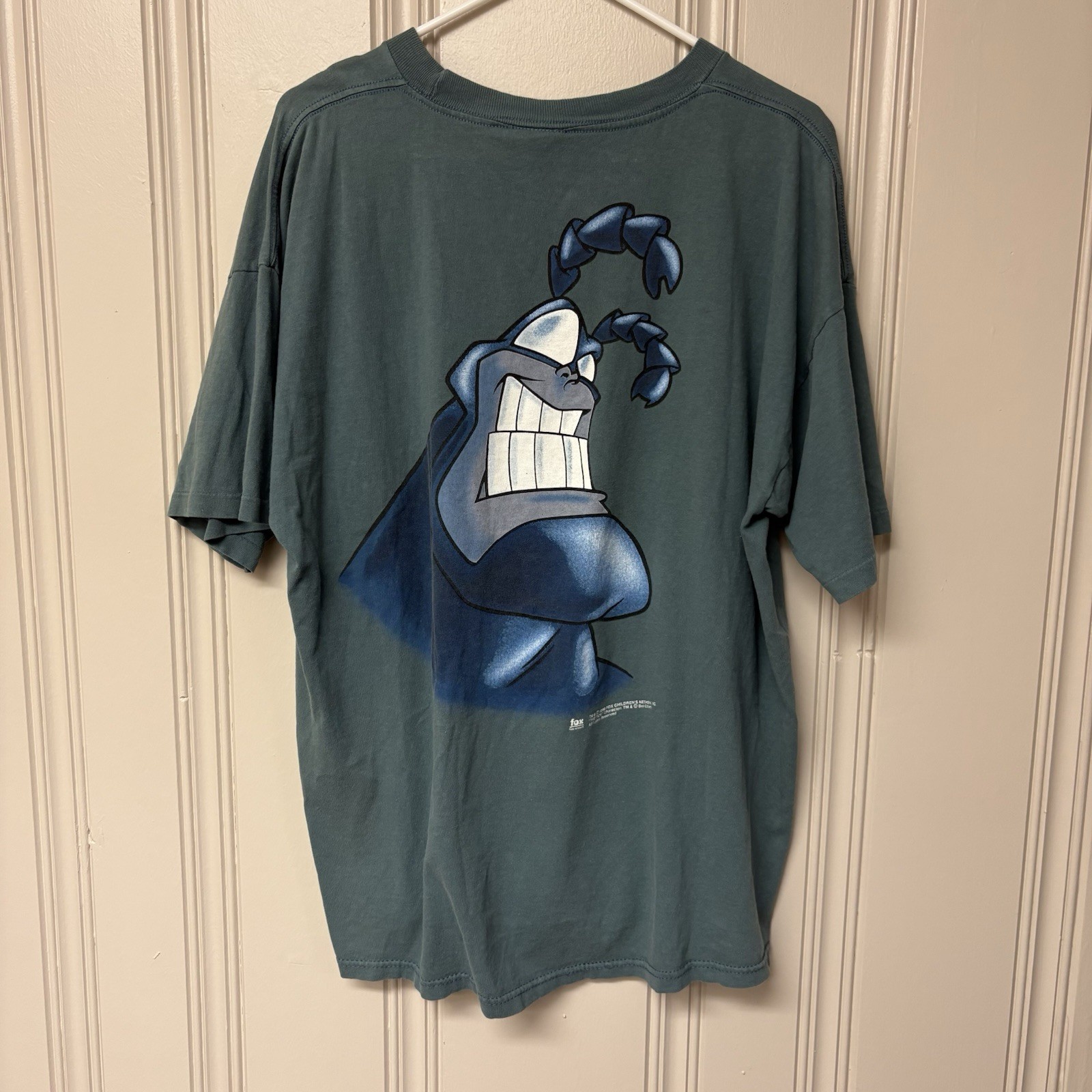 Vintage The Tick 1996 Fox Promo T-Shirt Size XL Blue Cartoon Comic USA gallery
